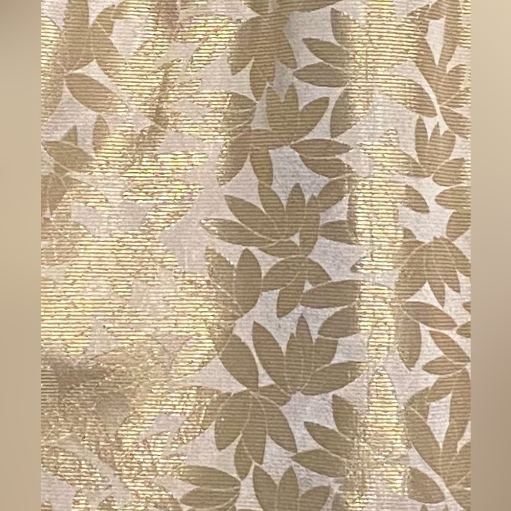 Vintage 50s Gold Lamé Cocktail Dress - Label is size 10 - Picture 3 of 11